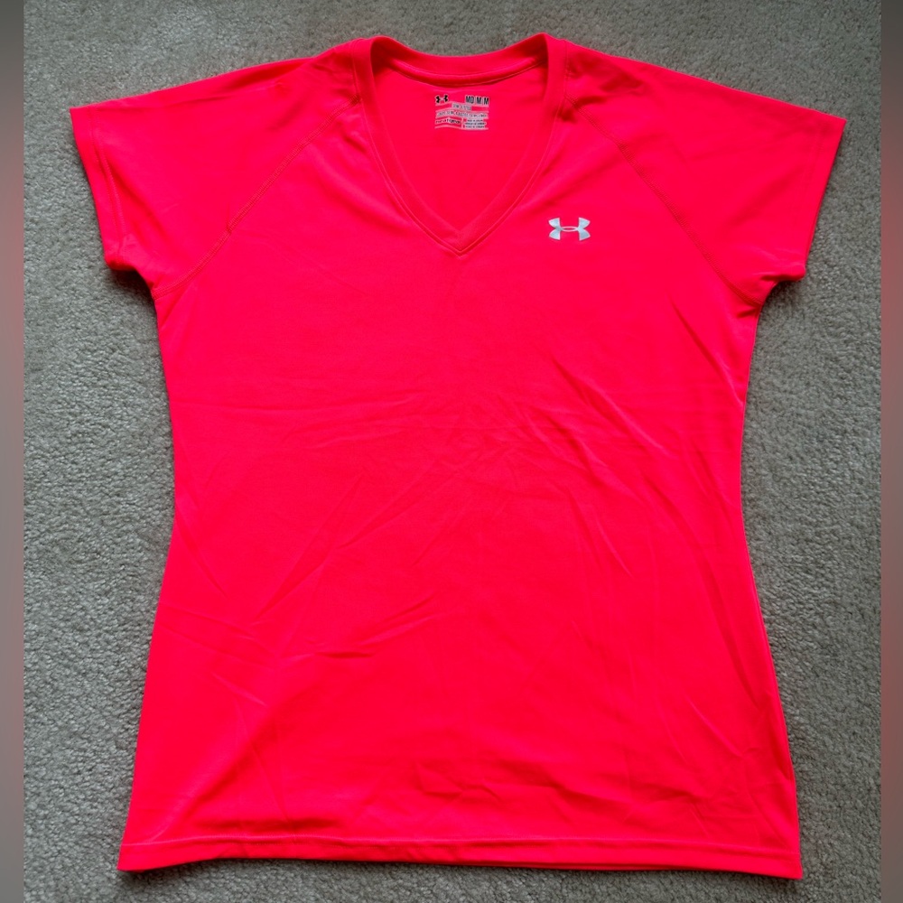 Under Armour Heat Gear Women’s V neck T-Shirt Size M